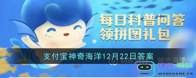 鱿鱼有会飞的吗,12月22日支付宝神奇海洋更新答案