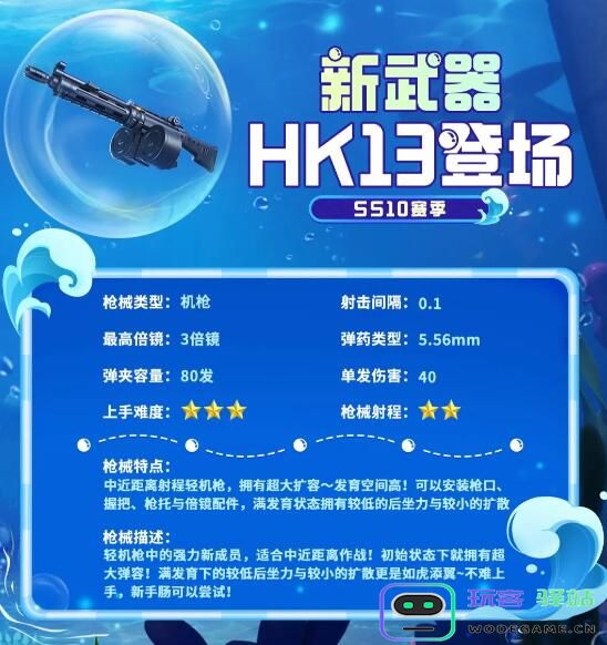 香肠派对HK13怎么样HK13兵器手册